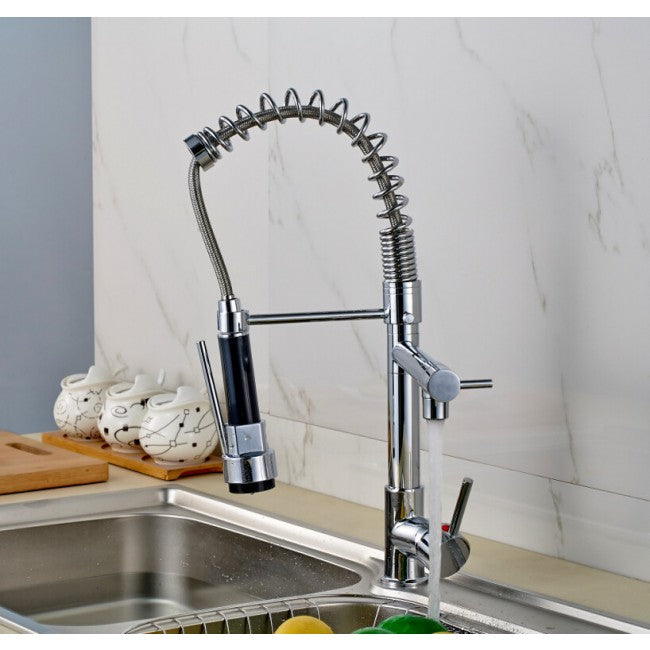 Single Hole Chrome Kitchen Faucet Tap  2