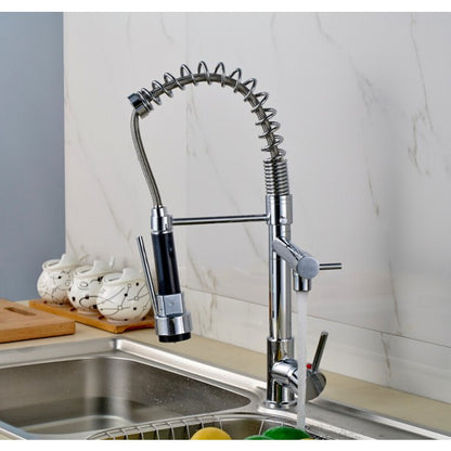 Single Hole Chrome Kitchen Faucet Tap  2