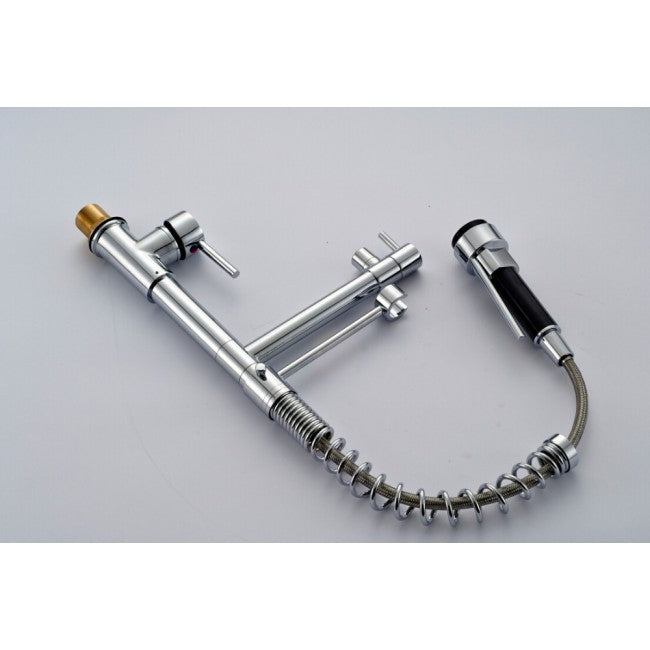 Single Hole Chrome Kitchen Faucet Tap  5