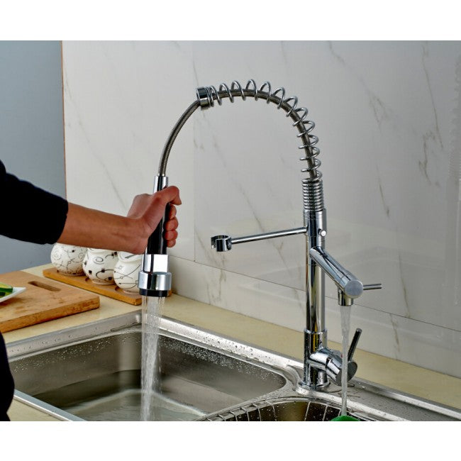 Single Hole Chrome Kitchen Faucet Tap  4