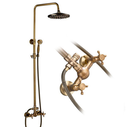  Solid Brass Hand Held Shower Head