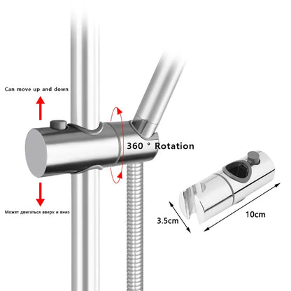 Split Rainfall Shower Column Set with Mixer Tap & Bathtub Faucet - image 4