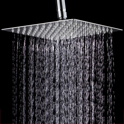 Square Wall Mounted Rainy Waterfall Shower Head