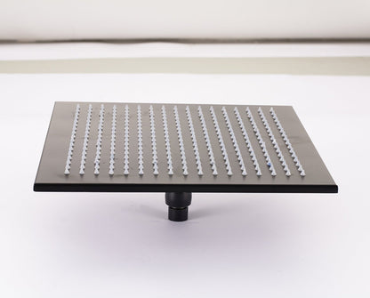 16" Oil Rubbed Bronze Square Color Changing LED Rain Shower Head