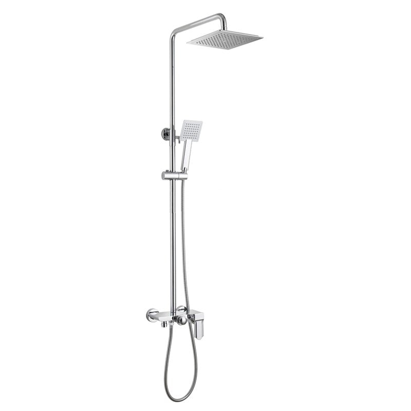 Square Luxury ABS Rain Waterfall Shower 10 Inch Shower Head