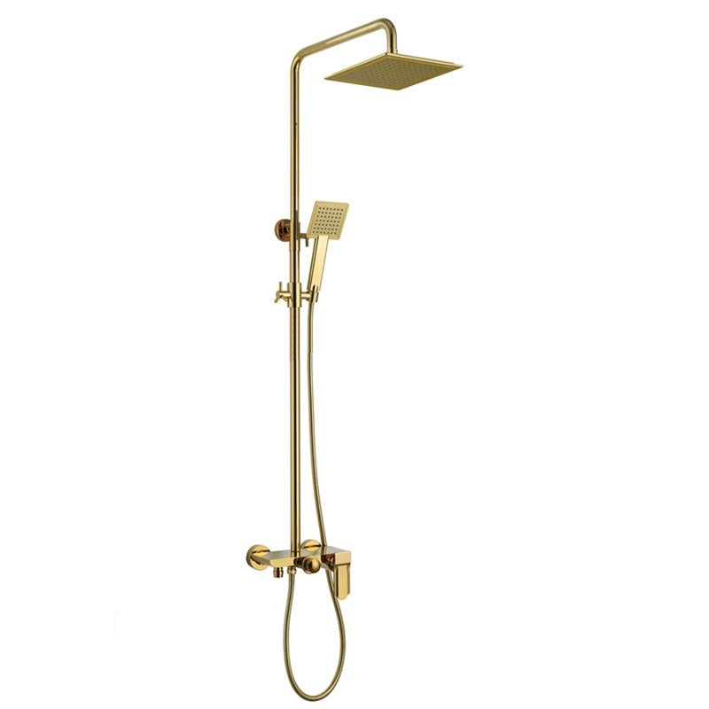 Square Luxury ABS Rain Waterfall Shower 10 Inch Shower Head