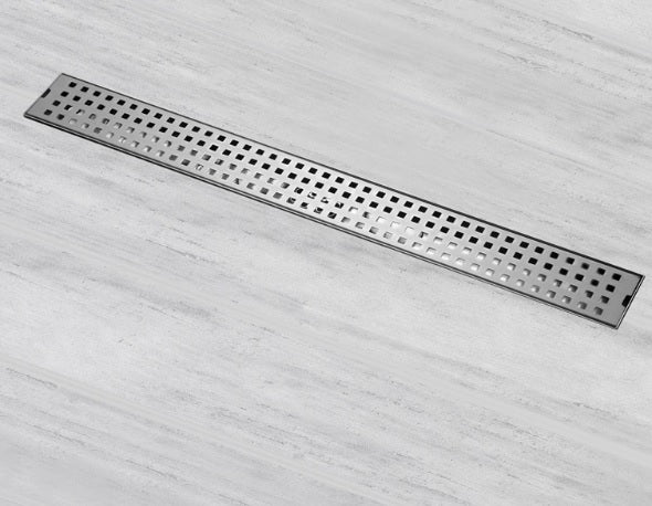 Stainless Steel Floor Mount Square Holes Deodorisation Drainer