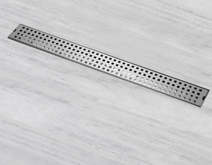Stainless Steel Floor Mount Square Holes Deodorisation Drainer