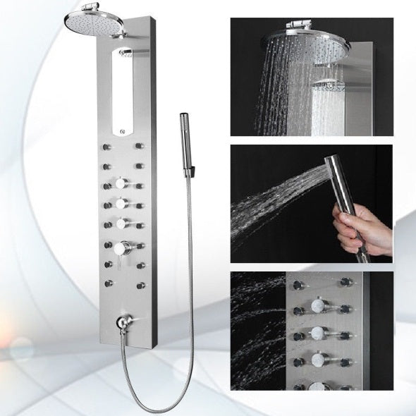 Stainless Steel Bathroom Rain Shower Panel