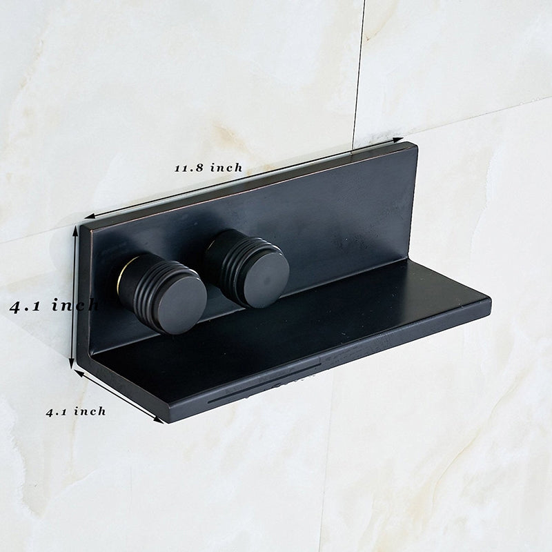 Stylish Classic Oil-Rubbed Bronze Dual Mount Bathtub Faucet