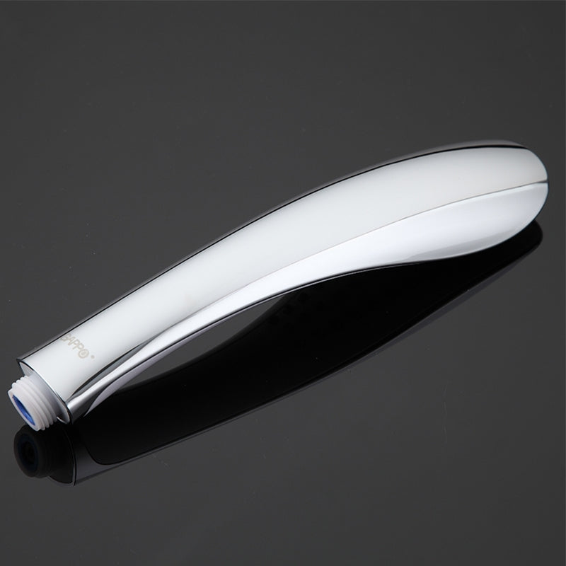 Stylish White Deck Bathtub Faucet with Handheld Arm Shower