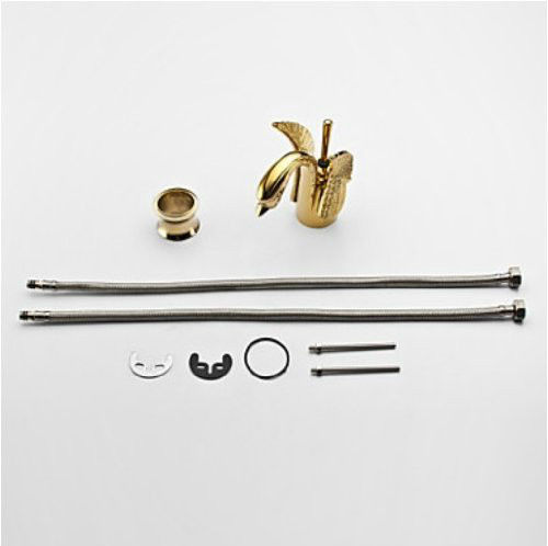 Gold Finish Bathroom Sink Faucet