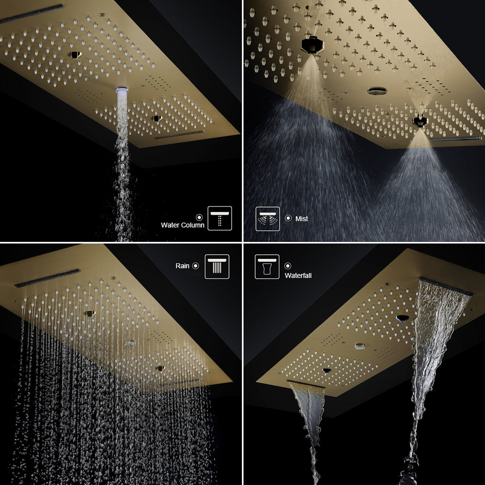 Juno Commercials Ceiling Embedded Spa Massage Smart Shower Head