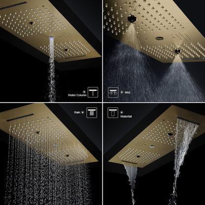 Juno Commercials Ceiling Embedded Spa Massage Smart Shower Head