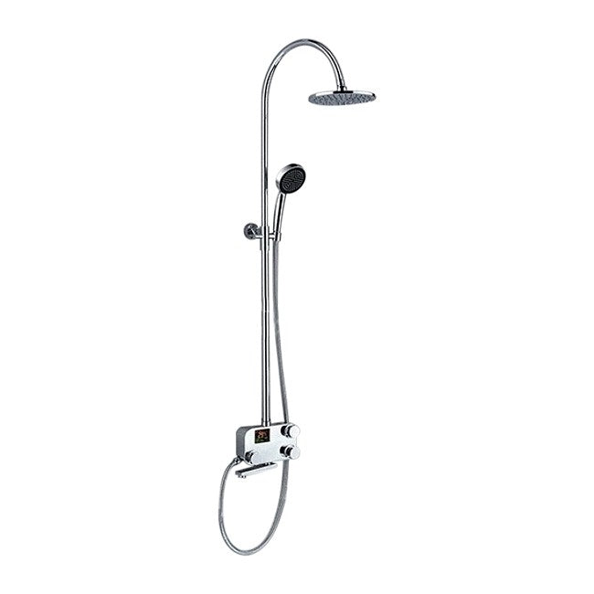 Juno Digital Display Rin Shower Head Set - Handheld Shower