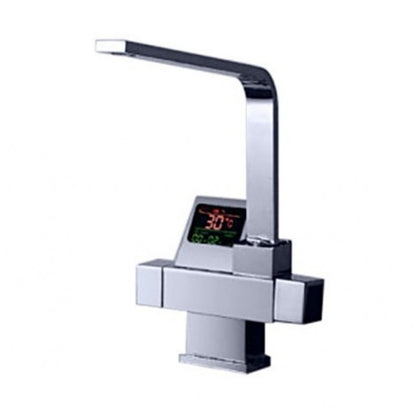Thermostatic Digital Disply Kitchen Sink Faucet Pure Copper Kitchen Faucet