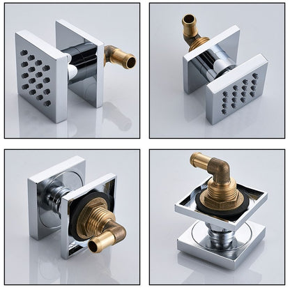 Thermostatic Multi Function Bathroom Shower with 6 SPA Jet Massage