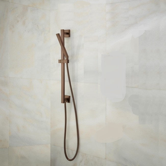 Oil Rubbed Bronze Handheld Sliding Shower Rail