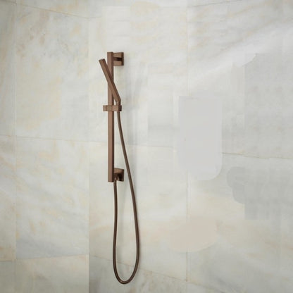 Oil Rubbed Bronze Handheld Sliding Shower Rail