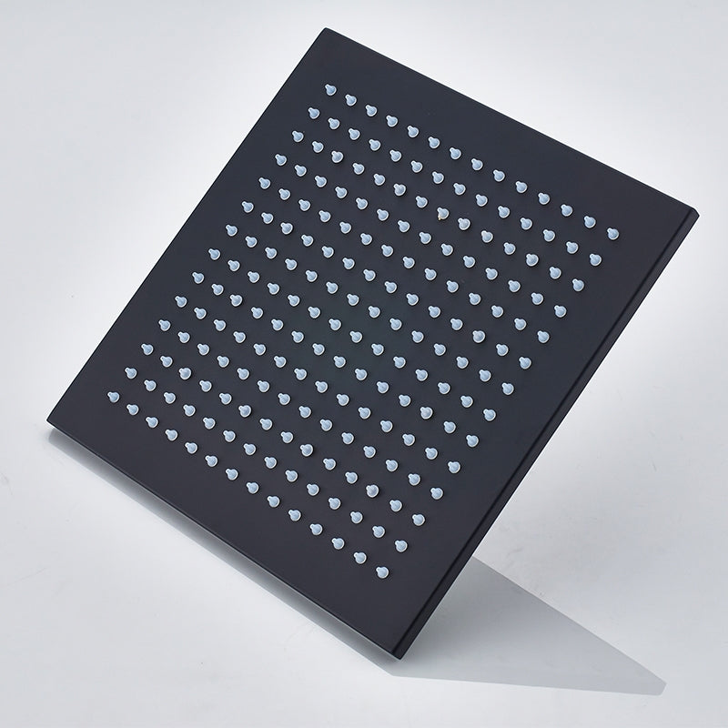 Thermostatic Wall Mount Shower Head with Mixer Swivel Faucet