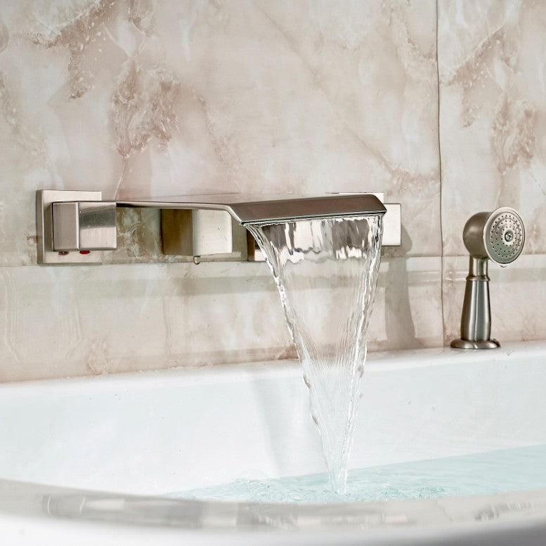 New Three Handles Wall Mounted Mixer Tap