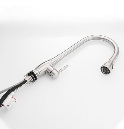 Stainless Steel Touch Control Kitchen Faucets Pull Down 