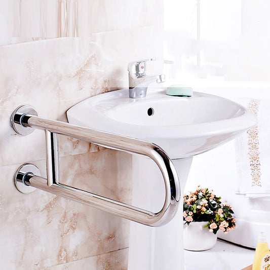 Juno New Chrome Finish Stainless Steel Towel Rack Holder Or Saftey Handrail