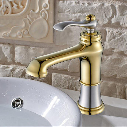 Finish Brass Bathroom Sink Faucet