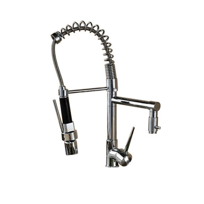 Two Spouts Sink Faucet with Single Handle