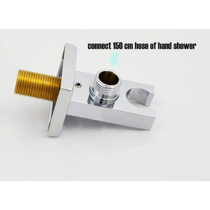 Juno 32" by 16" Amore Atomizing Swash And Rainfall Temperature Controlled LED Shower Head Shower System