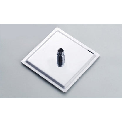 Verona Wall Mounted Chrome Finish Shower Set With Hand Held Shower And Triple Handle Mixer