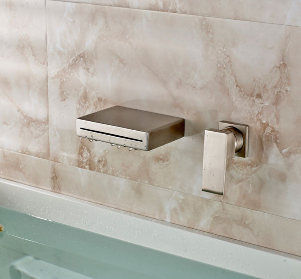 Brushed Nickel Bathroom Vessel Sink Faucet