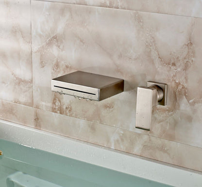 Brushed Nickel Bathroom Vessel Sink Faucet