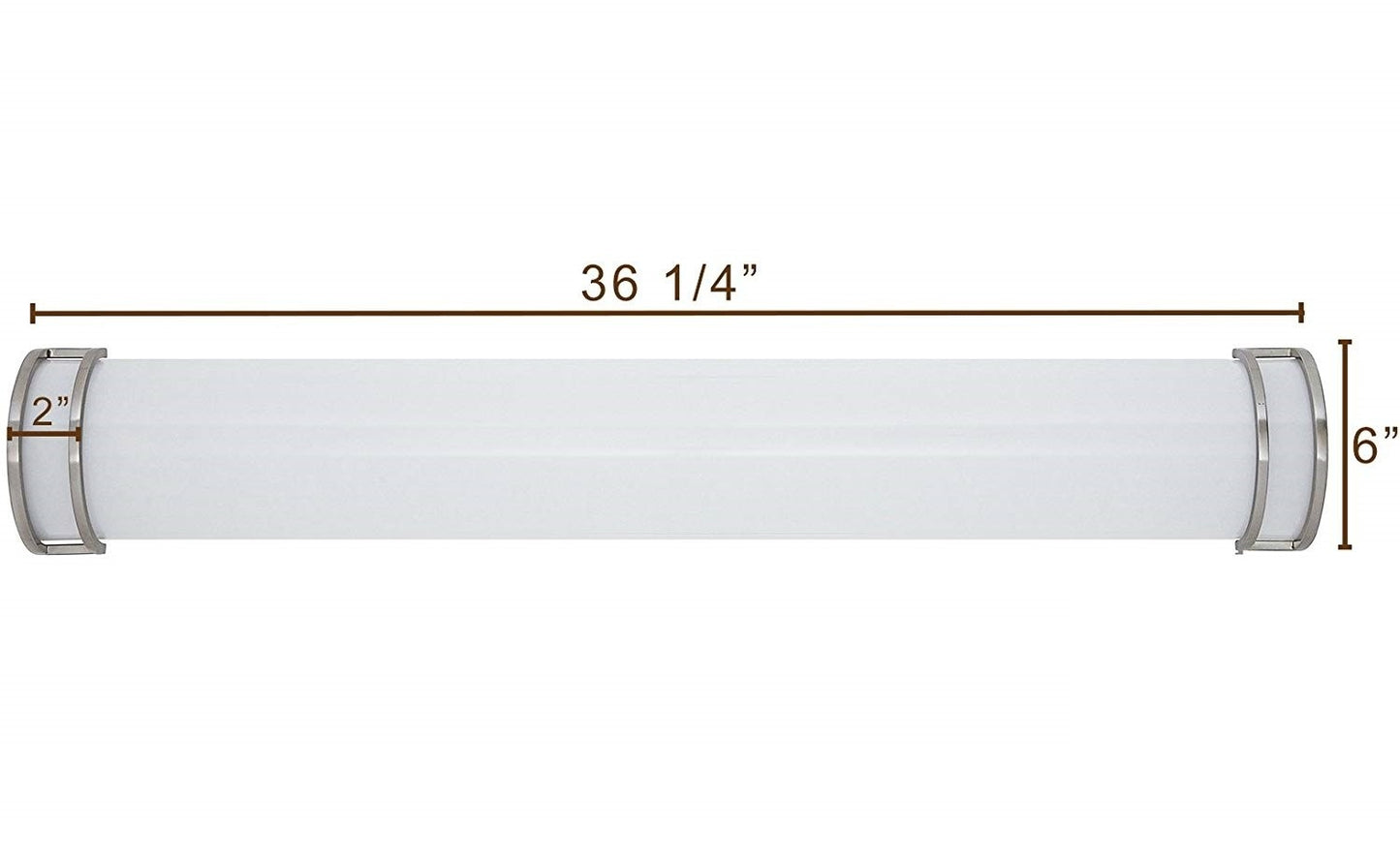 Juno 36" Wall Mount Round Shape LED Bathroom Light