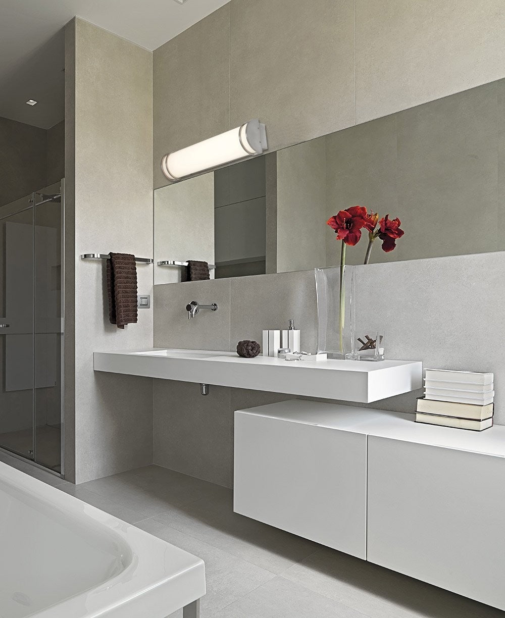 24" Wall Mount Round Shape LED Bathroom Light