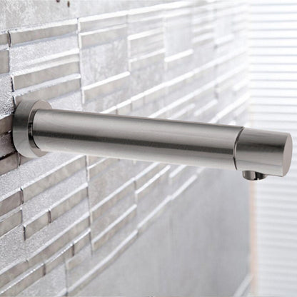 Juno Rio Touchless Wall Mount Brushed Nickel Commercial Sensor Faucet