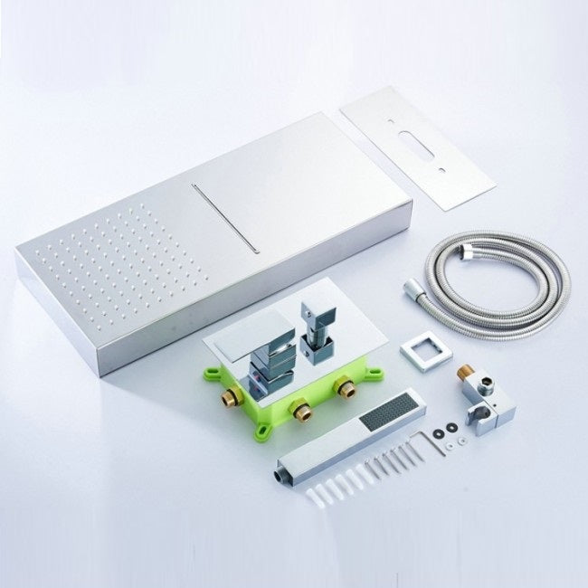 waterfall rainfall shower head