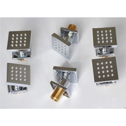 22" LED Waterfall Shower Faucet with Shower Jet