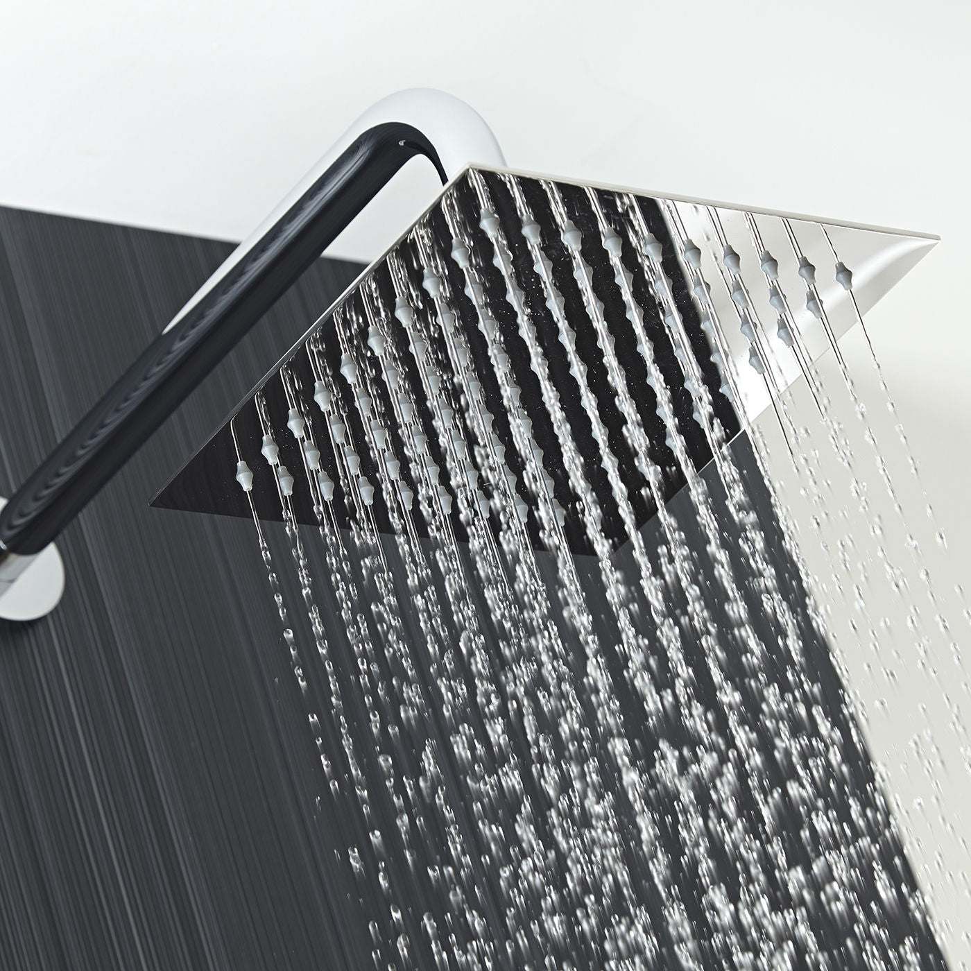 8", 10", 12", 16", 20", 24" Square Rain Shower System Set in Rain Shower Head