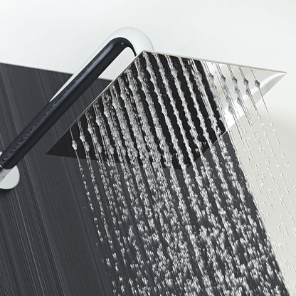 8", 10", 12", 16", 20", 24" Square Rain Shower System Set in Rain Shower Head