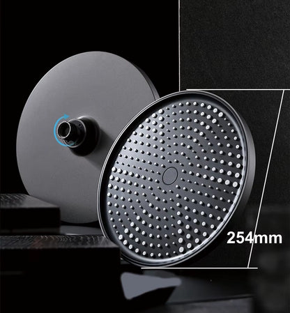 Juno New Wall Mount Shower Faucet Set Rainfall Shower with Haldheld Shower