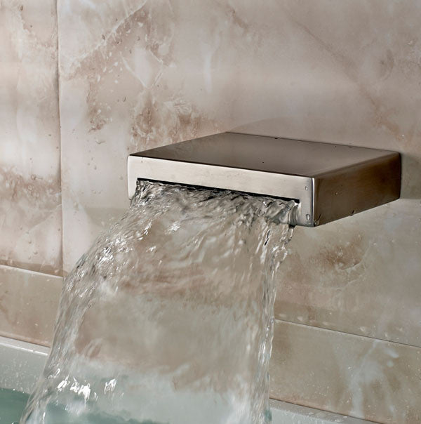 Brushed Nickel Bathroom Vessel Sink Faucet