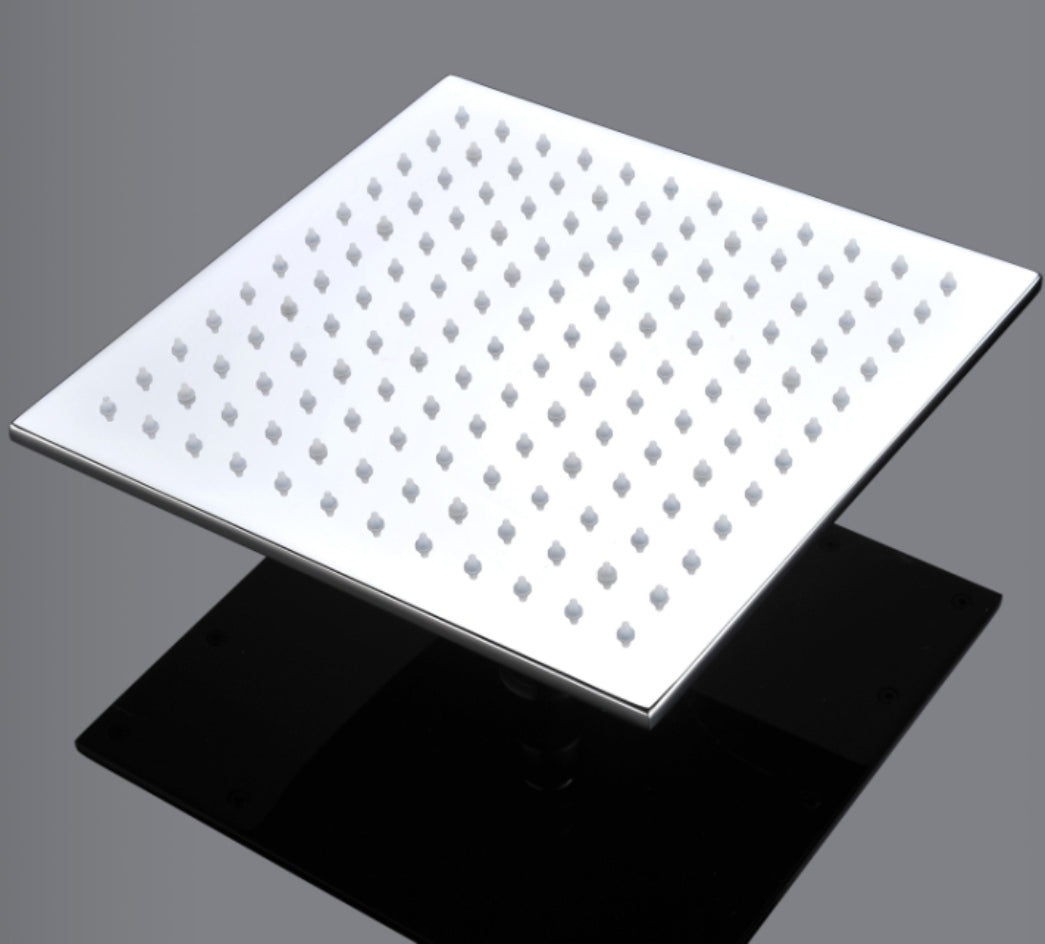 Color Changing LED Shower Head Set With Wall Mount Digital Display Temperature Controller