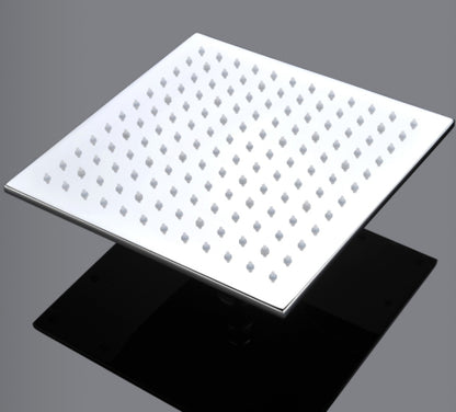 Color Changing LED Shower Head Set With Wall Mount Digital Display Temperature Controller