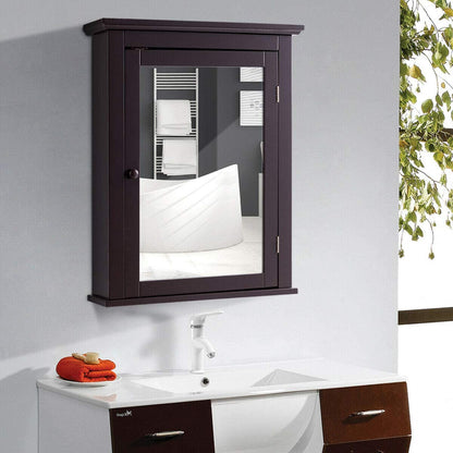 Wall Mount Medicine Cabinet - Mirrored Bathroom Wall Mounted Medicine Cabinet