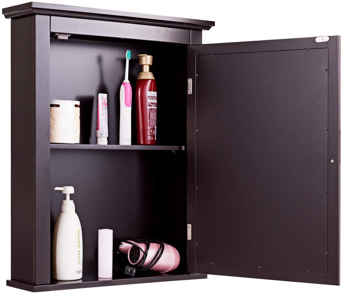 Wall Mount Medicine Cabinet - Mirrored Bathroom Wall Mounted Medicine Cabinet