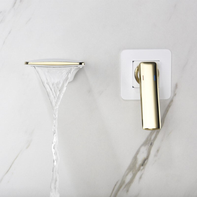 Juno Waterfall Ceramic Concealed Faucet Wall Type Hot & Cold Water Faucet