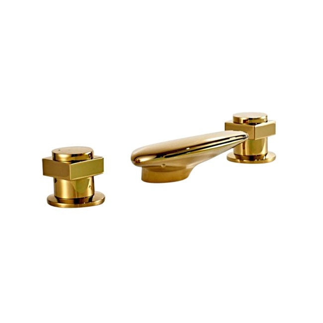 Gold Finish Chrome Bathroom Basin Sink Faucet
