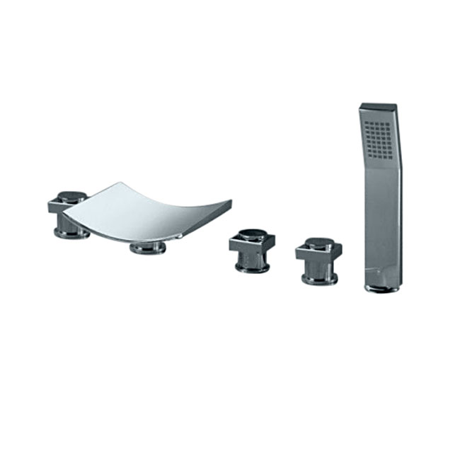 Bathtub faucets - Waterfall LED Bathtub Sink Faucet