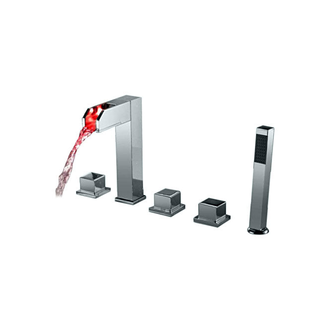 Waterfall LED Bathtub Shower Faucets
